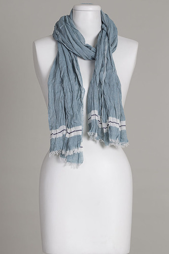 Striped Scarf Length: 70X180Cm