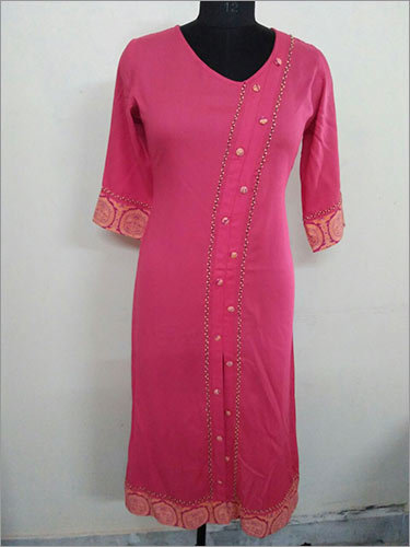 Pink Fashion Ladies Kurti