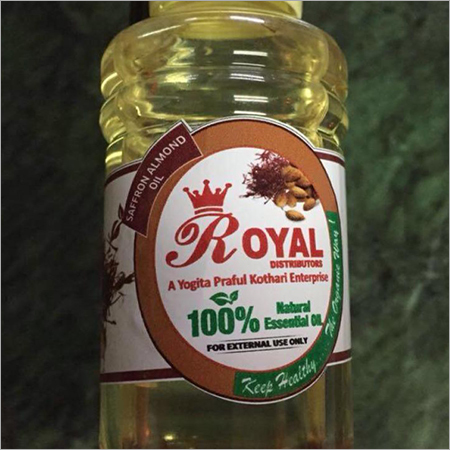 Organic Saffron Almond Oil