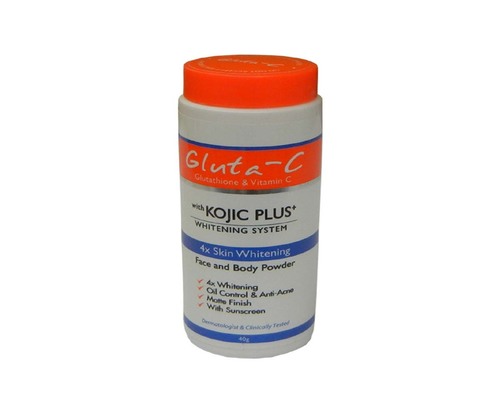 Gluta C 4X Skin Whitening Face And Body Powder With Kojic Plus Formula 40g