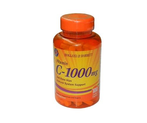 Holland Barrett Vitamin C 1000mg With Rose Hips 100 Tab