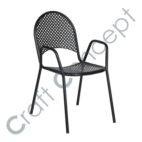 Black Metal Chair No Assembly Required