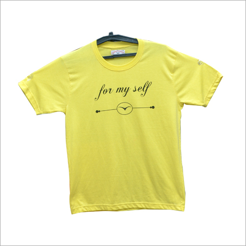 Mens Yellow T-Shirt