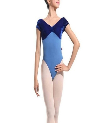Blue Velvet Leotard Body Sutt