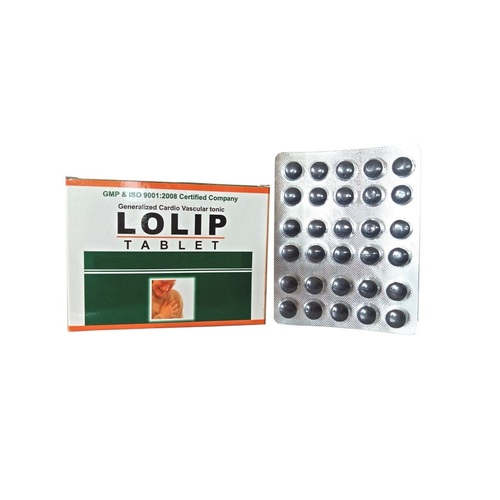 Ayurvedic Tablet For Higher Lipid Phosphate-Lolip Tablet