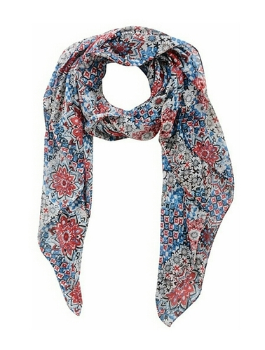 Printed Scarf - 100% Cotton, 70x180cm Size | Short Length, Vibrant Printed Design