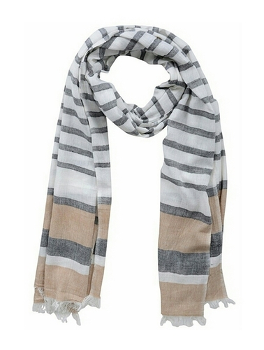 Striped Scarf Length: 70X180Cm