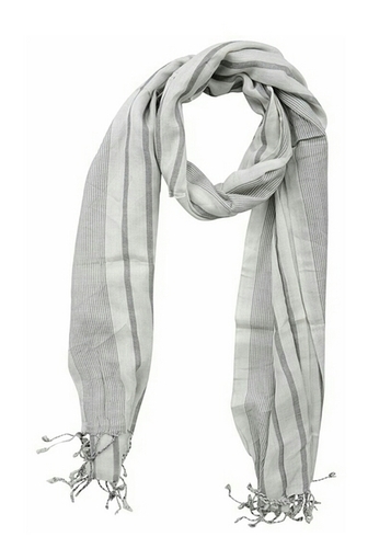 Striped Scarf Length: 70X180Cm