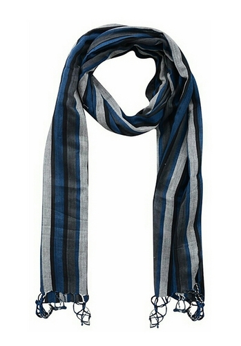Striped Scarf Length: 70X180Cm