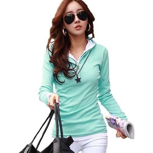 hooded t shirts for ladies