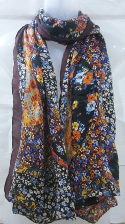 Poly Voile Floral Printed Scarves
