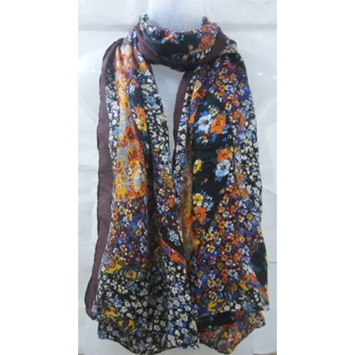 Poly Voile Floral Printed Scarves