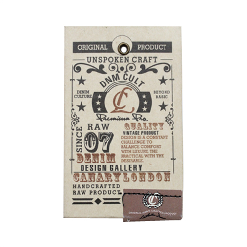 Jeans Hand Tag