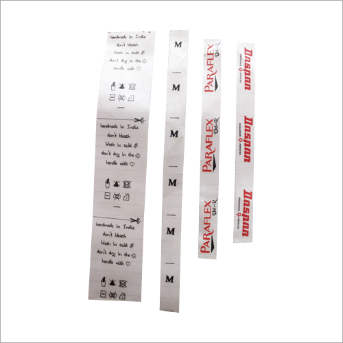 Garment Printed Silk Tag