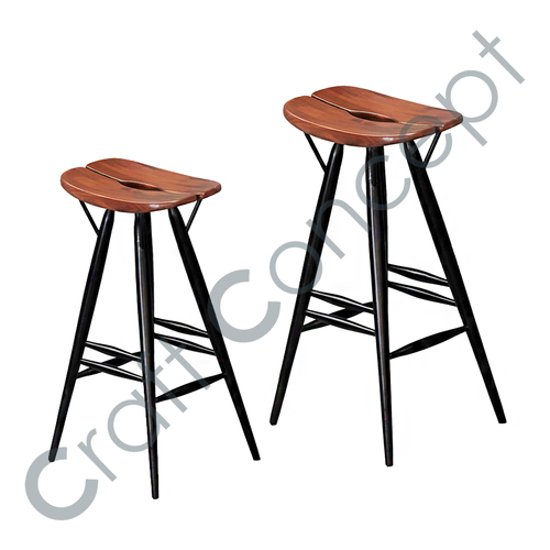 Wooden Bar Stool No Assembly Required