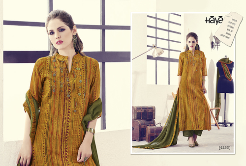 Mustard Color Fashion Mercury Salwar Suits