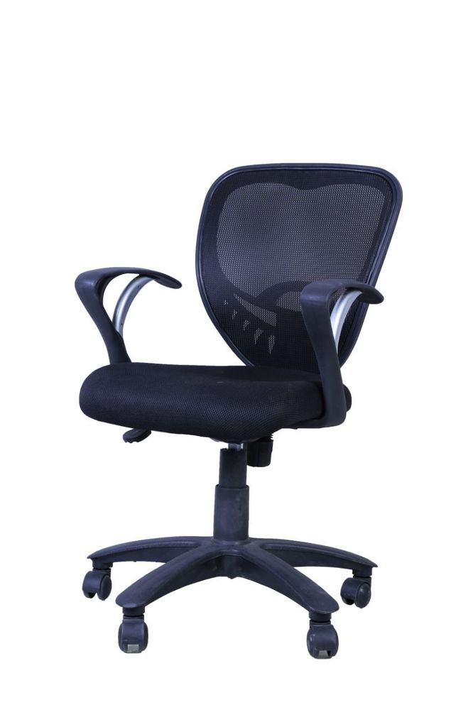 Revolving Executive Chair - Mesh Fabric, Ergonomic Design & Adjustable Height