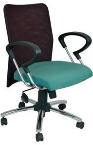 Executive Chair - Fabric Upholstery | Ergonomic Design, Revolving Base, Smooth Wheels
