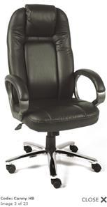 Executive Chair - Fabric Material | Revolving, Ergonomic Design, Office Essential, Smooth Rolling Wheels