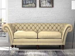 Leatherette Sofa Set