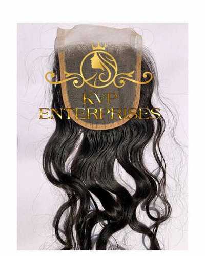 Black Virgin Silk Closure