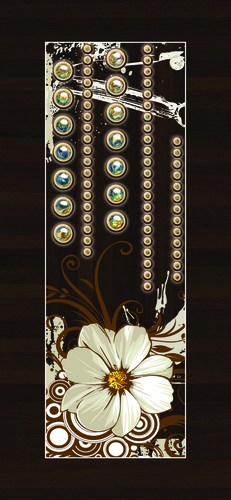 Digital Door Design Paper Print