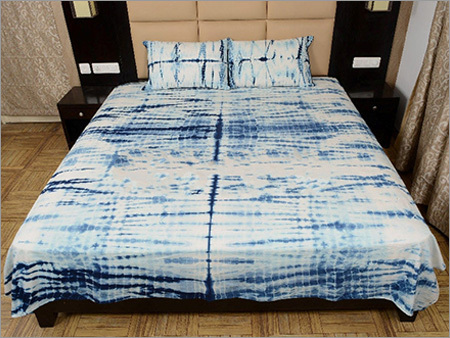 Shibori Print Jaipuri Bed Sheet