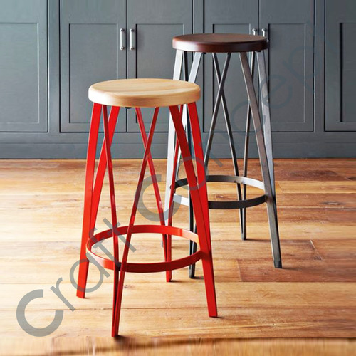 Multi Color Metal Bar Stool Multi Color Metal Bar Stool