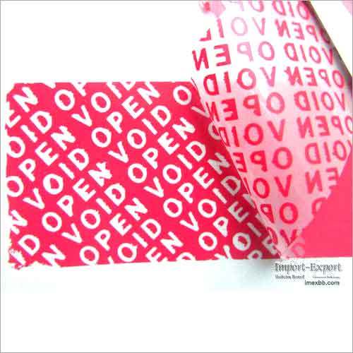 Tamper Evident Label