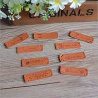 Leather Embossed Labels