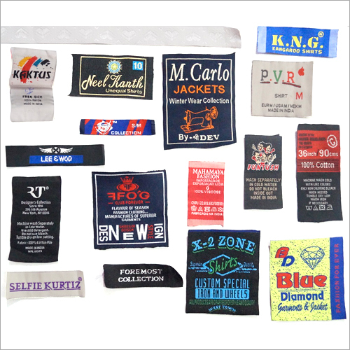 Printed Custom Woven Labels