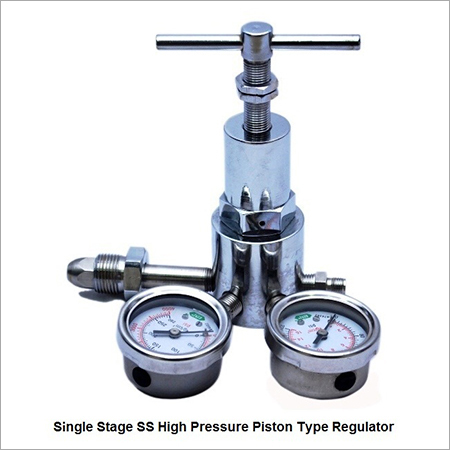 Single Stage SS High Pressure Piston Type Regulator