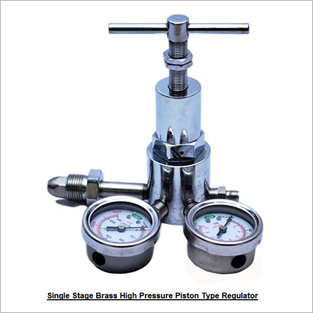Single Stage Brass High Pressure Piston Type Regulator