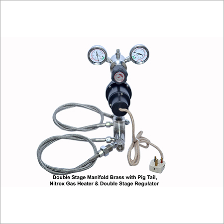 Double Stage Manifold Brass with Pig Tail