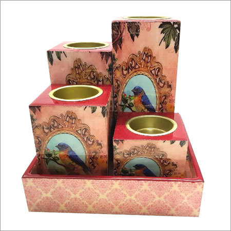 Resin Coated Candle Stand Resin Coated Candle Stand