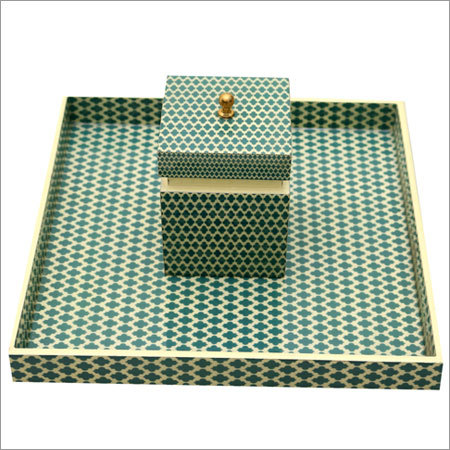 Resin Coated Tray With Lid Box Set Resin Coated Tray With Lid Box Set