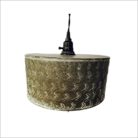 Greenish Brown Embossed Pendant Lamps