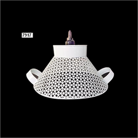 Brass Etched Lamps - Metal, Conical Shape | Modern Style, White Color, Electric Power Source