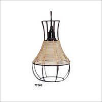 Polished Antique Wooden Pendant Lamps