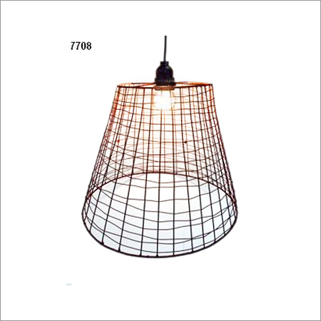 Brown Wire Pendant Light