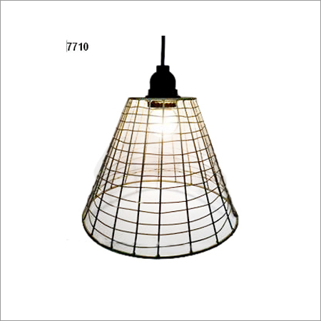 Black Wire Basket Pendant Lamp