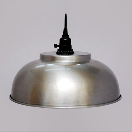 Silver Cast Aluminium Lamp