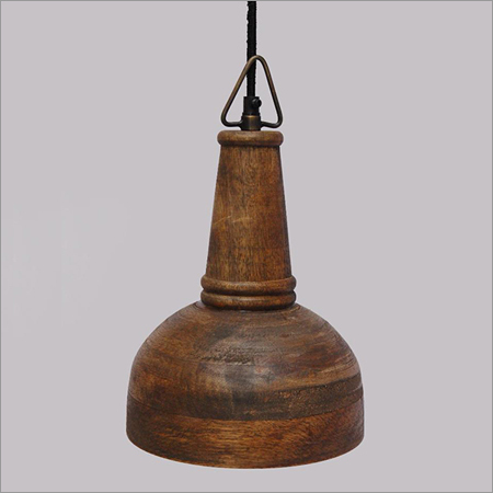 Polished Wooden Pendant Lamps