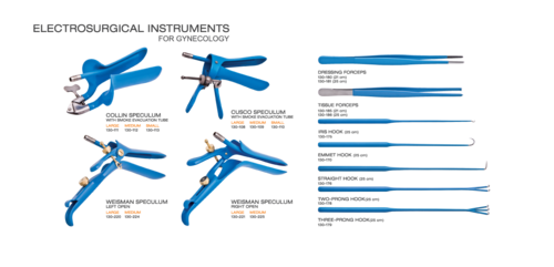Steel Gynecology Electrosurgial Instruments