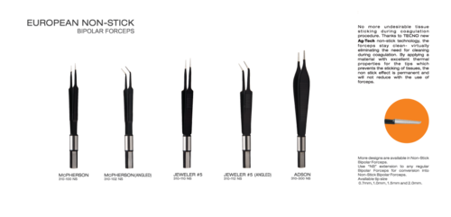 Steel European Non Stick Bipolar Forceps