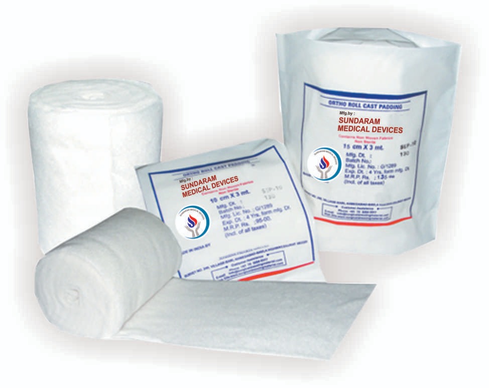 White Ortho Roll Caste Pad