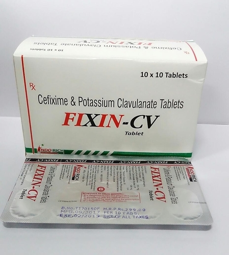 Cefixime trihydrate 200 mg &clavulanic acid 125 mg