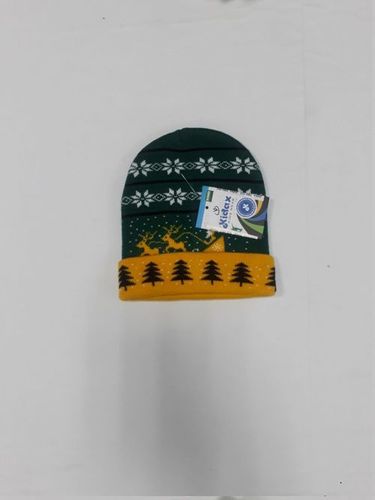 Women Cap - Acrylic Blend, 20x25cm, Green | Warmth, Comfort, Style, Protection, Durable