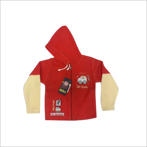 Baby Suit - Cotton Blend, 6-12 Months, Red | Warmth, Comfort, Soft Fabric, Durable, Hooded, Zipper Closure