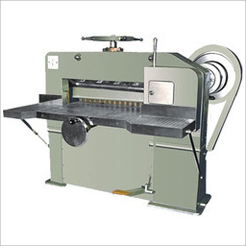 Semi Automatic Paper Cutting Machine - High-Speed Steel Blade, 75x50x30 Cm | Precise Cuts, Manual/Auto Modes, Corrosion Resistant, Emergency Stop